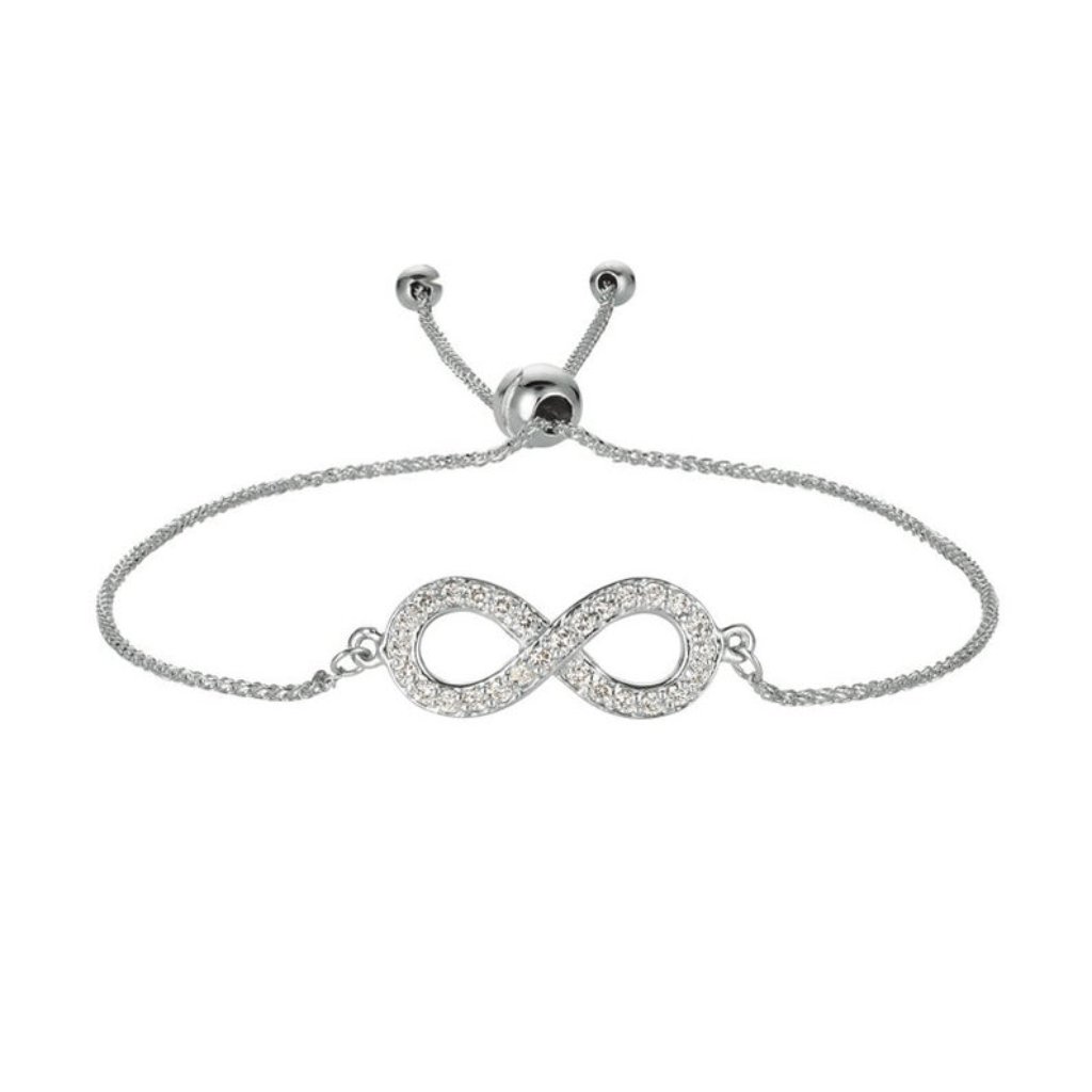 025 Carat Diamond Bolo Infinity Bracelet 1099$
